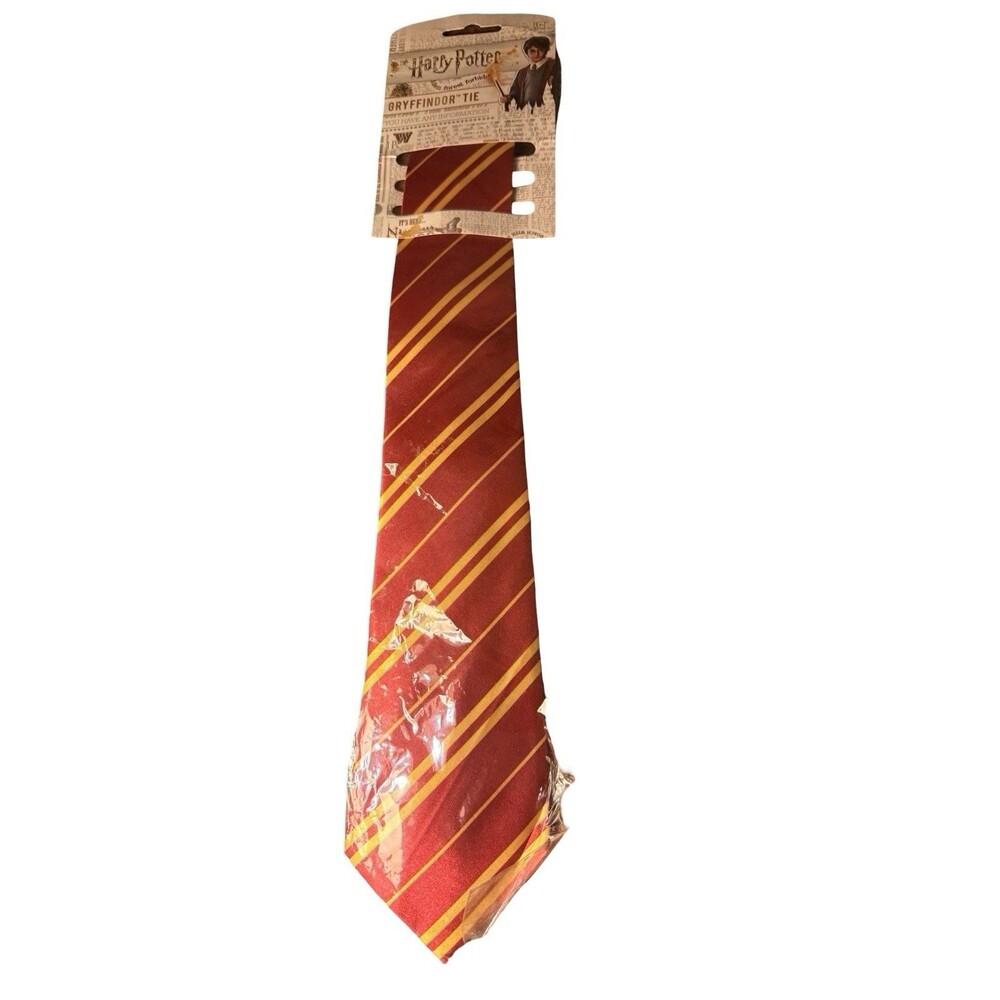 Harry Potter Gryffindor Tie Red Gold Striped Hogwarts Costume New